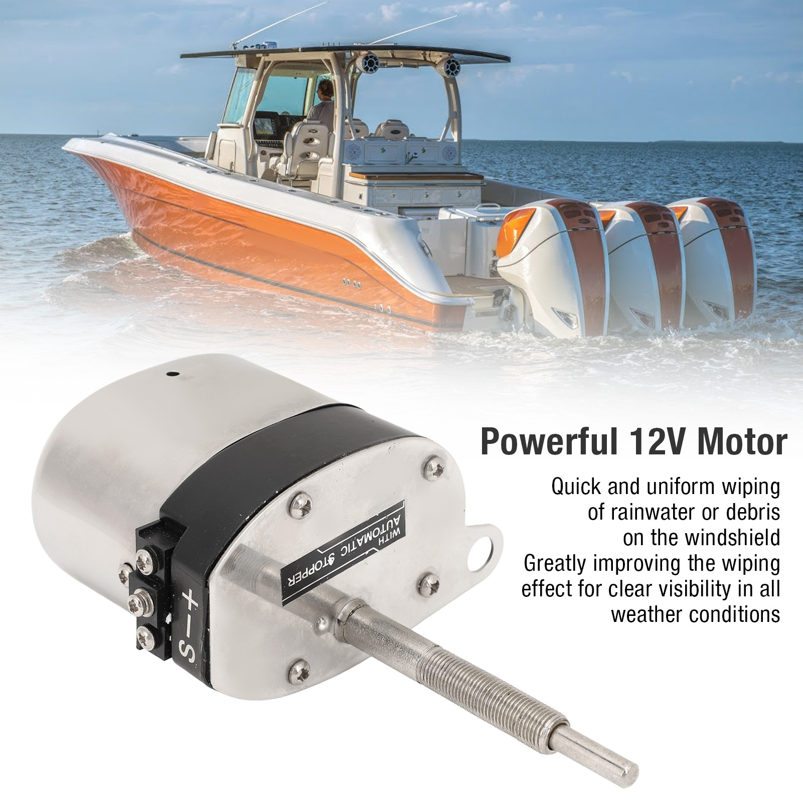 Electric Motor Windshield Wipe - Fishing Boat Outboard Motor recensie en prijs