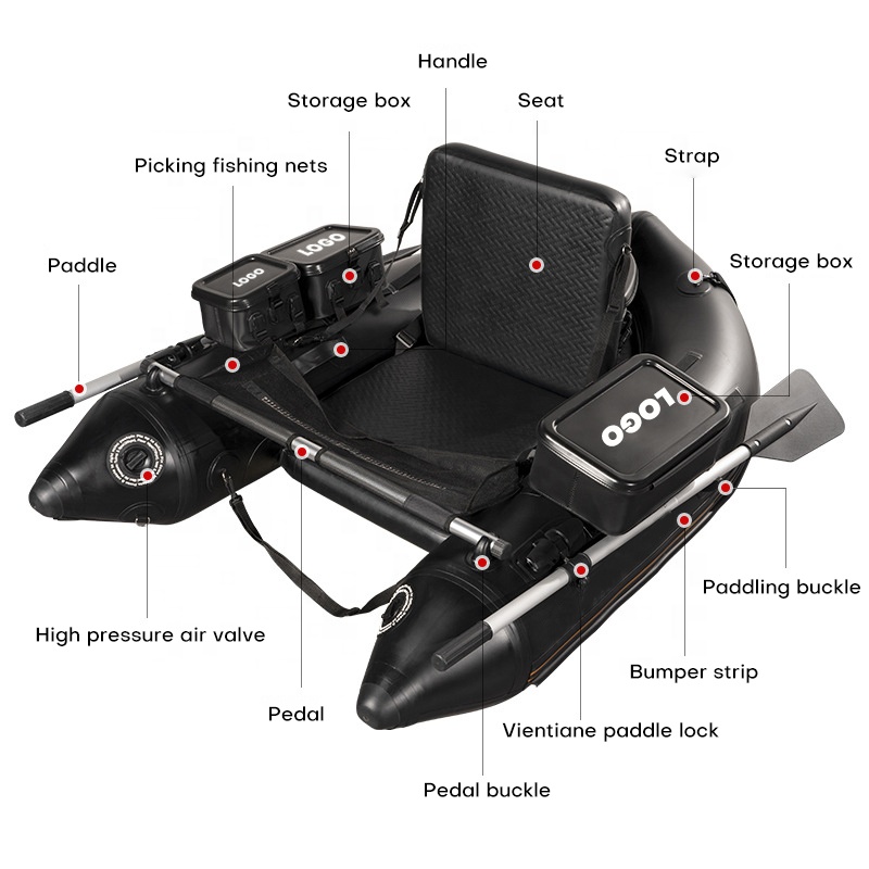 PVC Belly Boat Fishing Float T - Fishing Boat Inflatable recensie en prijs
