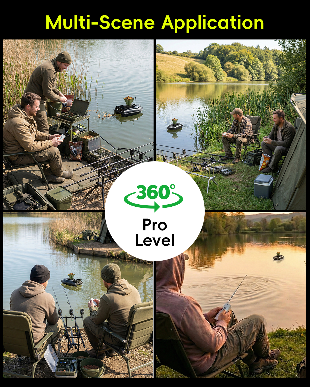 360° Rotating Bait Dispenser & - Fishing Boat Anchor Winch recensie en prijs