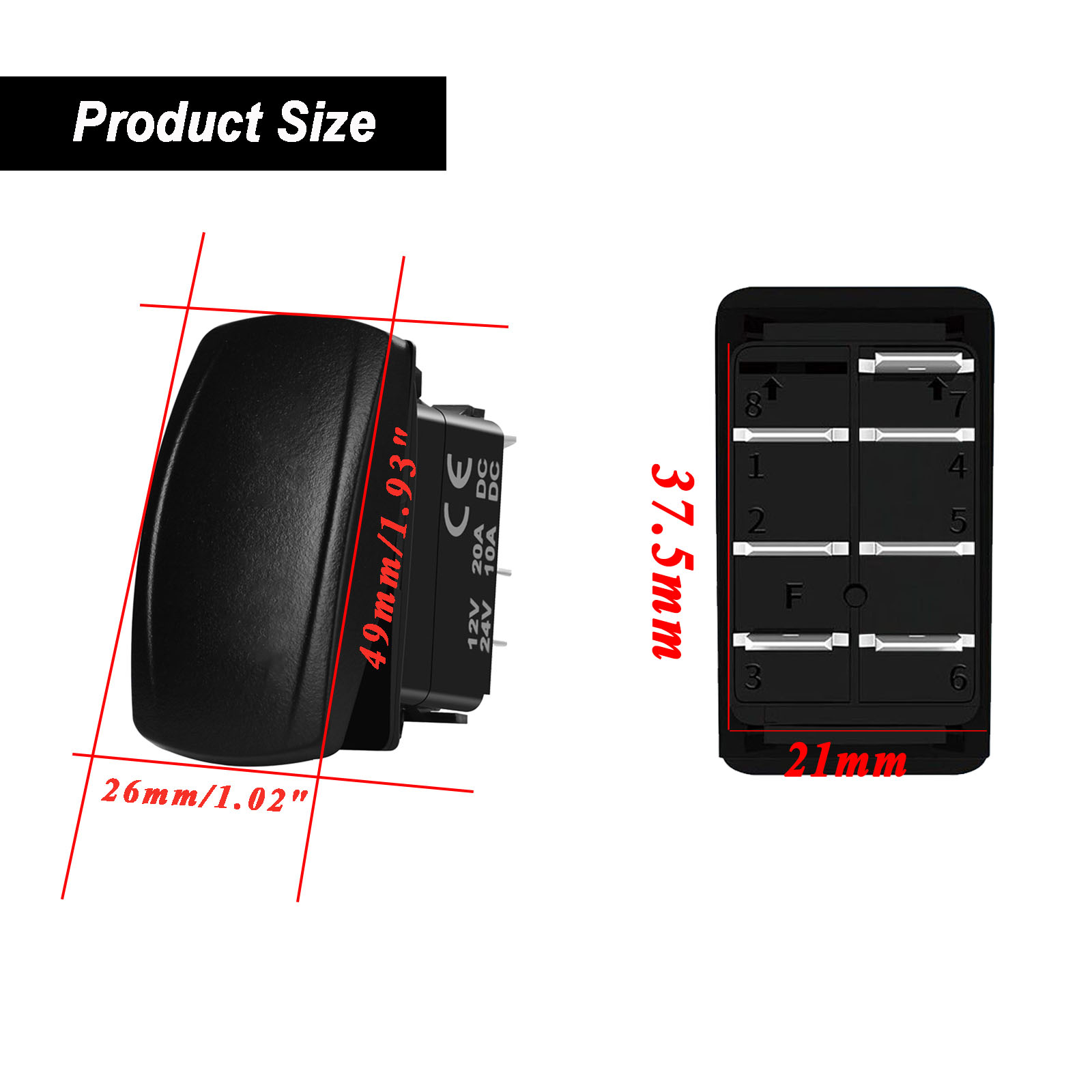 12V/24V Waterproof Backlit Mar - Fishing Boat Anchor recensie en prijs