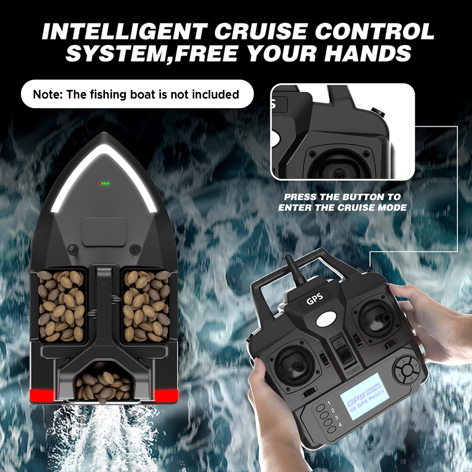 Remote Control for V020 GPS Fi - Fishing Boat Gps recensie en prijs