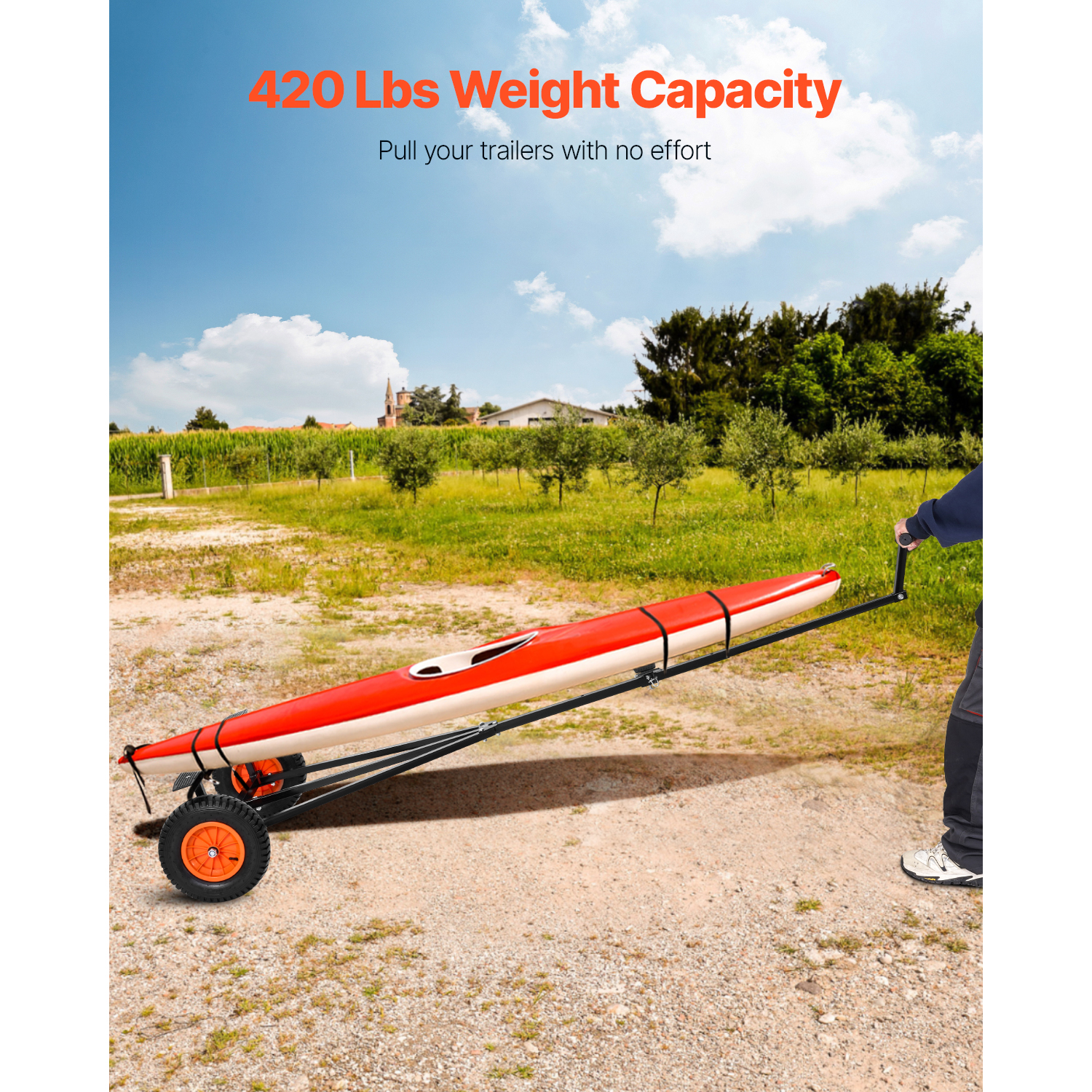 SucceBuy 420lbs Boat Trailer D - Fishing Boat Oar recensie en prijs