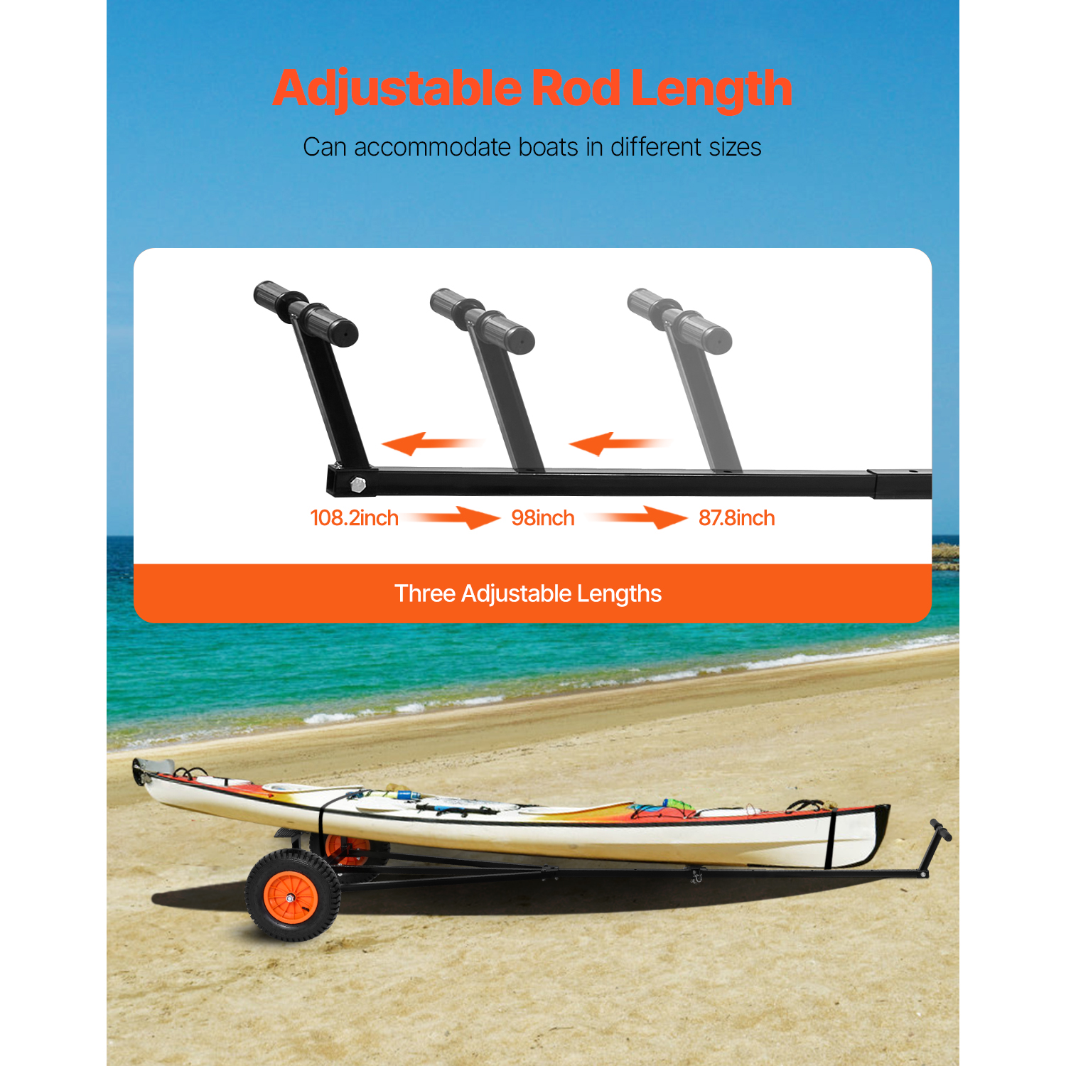 SucceBuy 420lbs Boat Trailer D - Fishing Boat Oar recensie en prijs