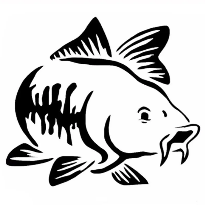 Car Sticker Cartoon Carp Fishi - Fishing Boat Oar recensie en prijs