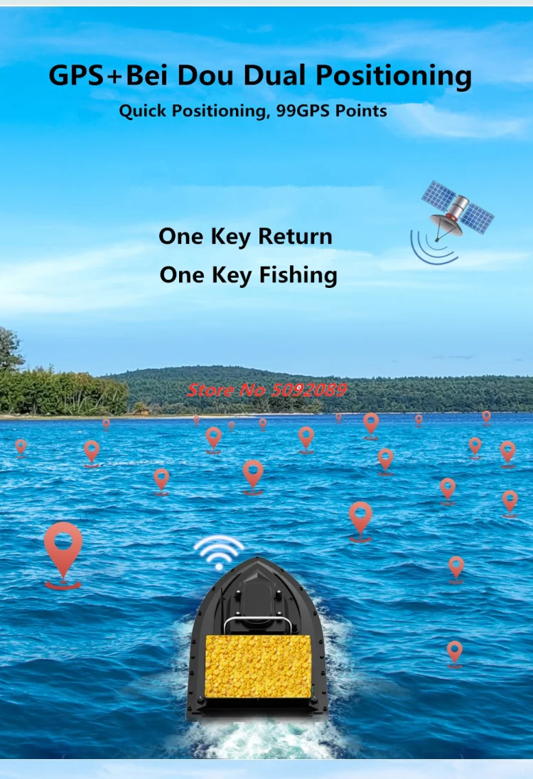 55CM 12V High Power 99 Points  - Fishing Boat Gps recensie en prijs