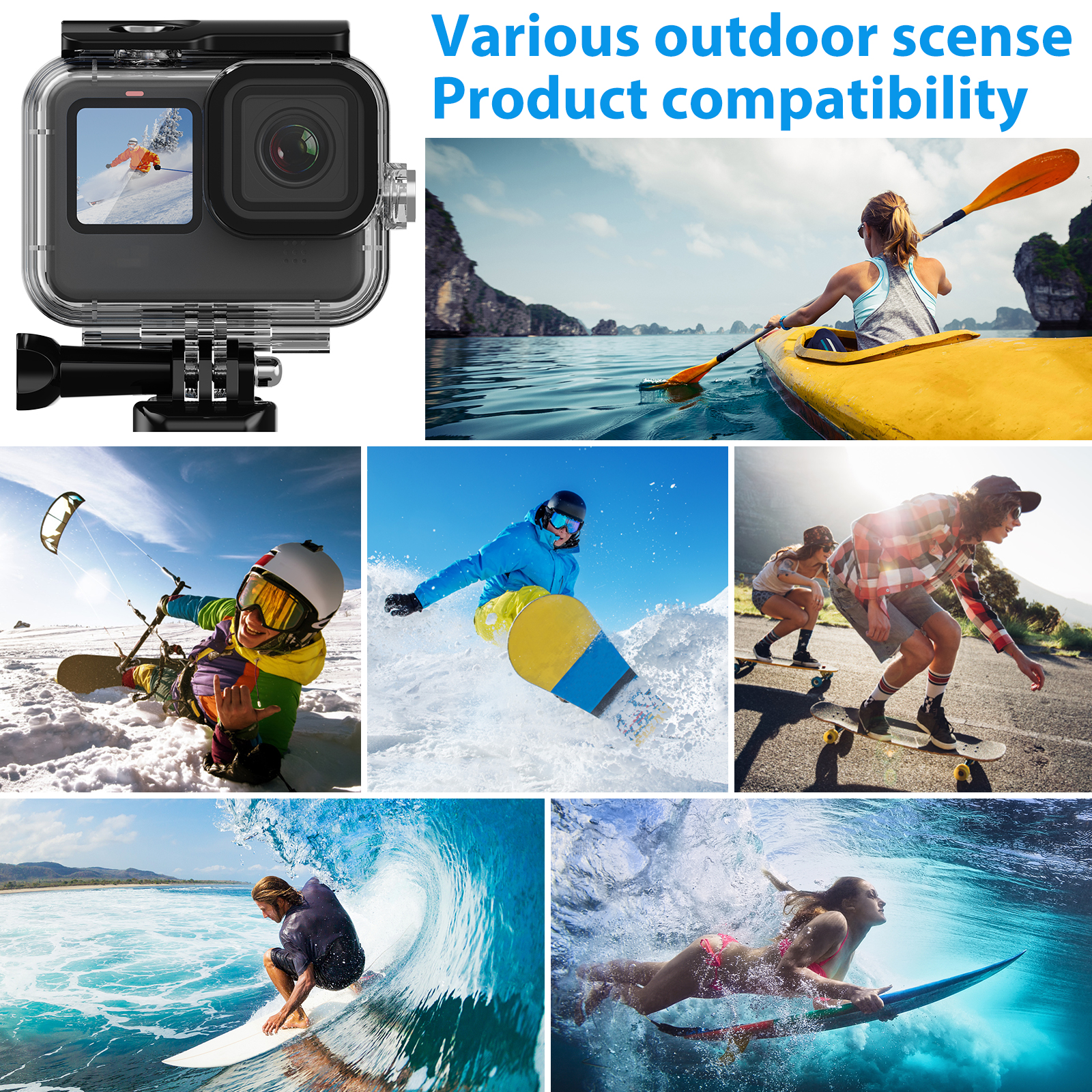 Action Camera Accessories For  - Fishing Boat Cover recensie en prijs