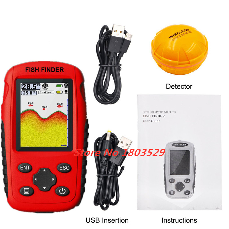 Update 200M Portable Sonar Fis - Fishing Boat Depth Finder recensie en prijs