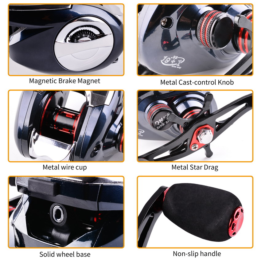 8.0:1 19+1BB Fishing Reel Left - Fishing Boat Steering Wheel recensie en prijs