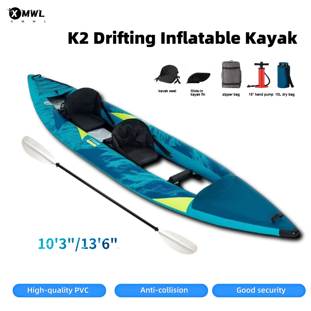 Canoe Kayak Inflatable Boat 1- - Fishing Boat Oar recensie en prijs