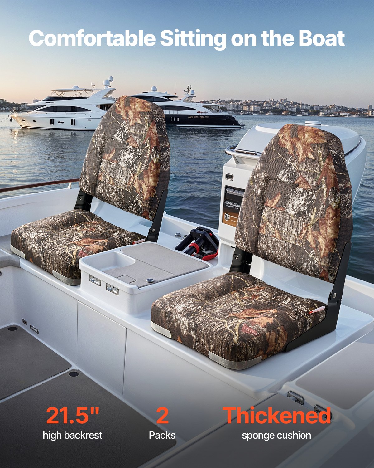 Boat Seat, High Backrest, Fold - Fishing Boat Aluminum recensie en prijs