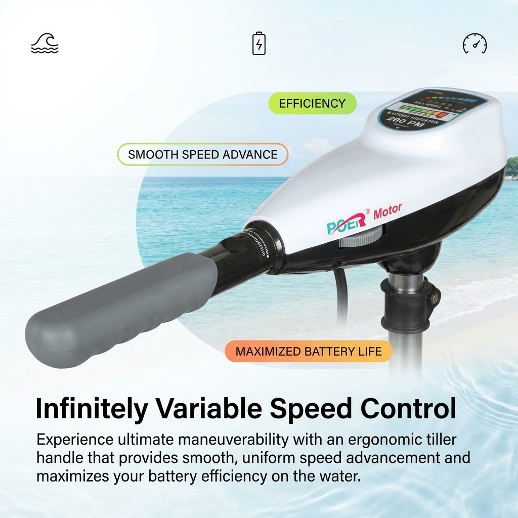 240LBS 300LBS High Thrust Brus - Fishing Boat Trolling Motor recensie en prijs