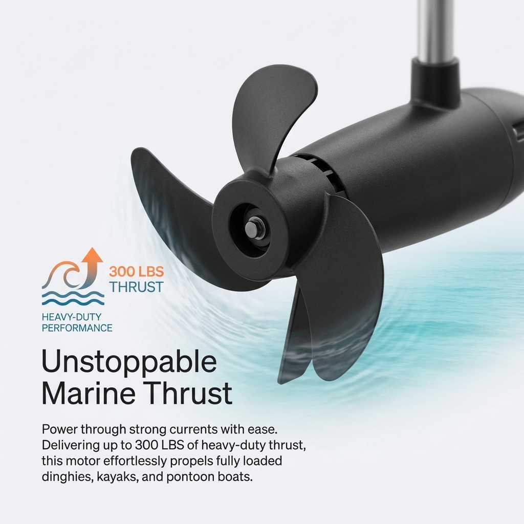 240LBS 300LBS High Thrust Brus - Fishing Boat Trolling Motor recensie en prijs
