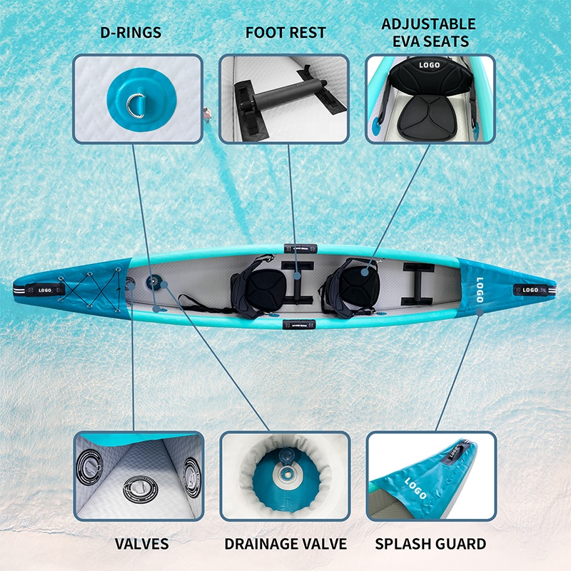 Drop Stitch Kayak Inflatable C - Fishing Boat Fiberglass recensie en prijs