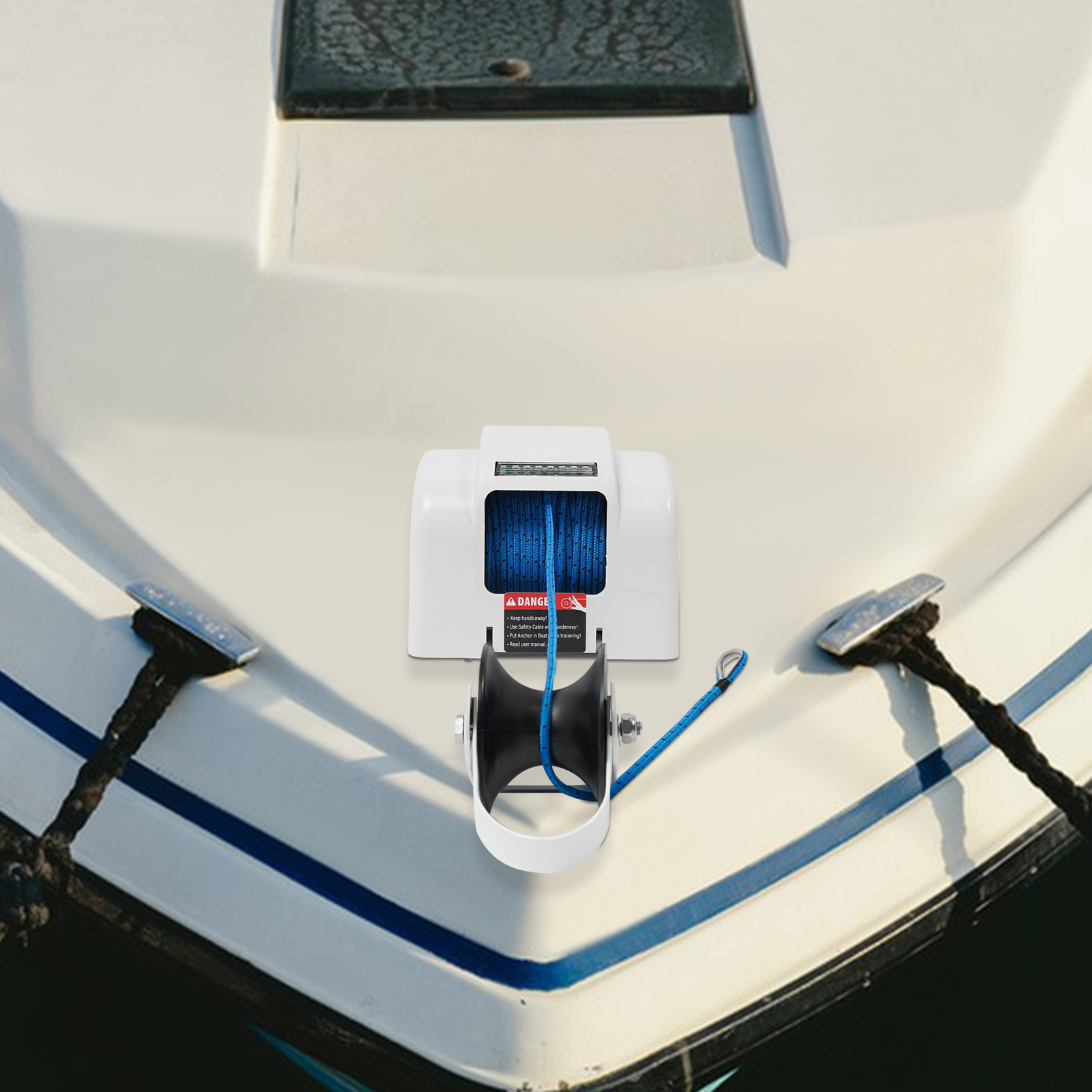 12V Electric Anchor Winch 45LB - Fishing Boat Anchor Winch recensie en prijs