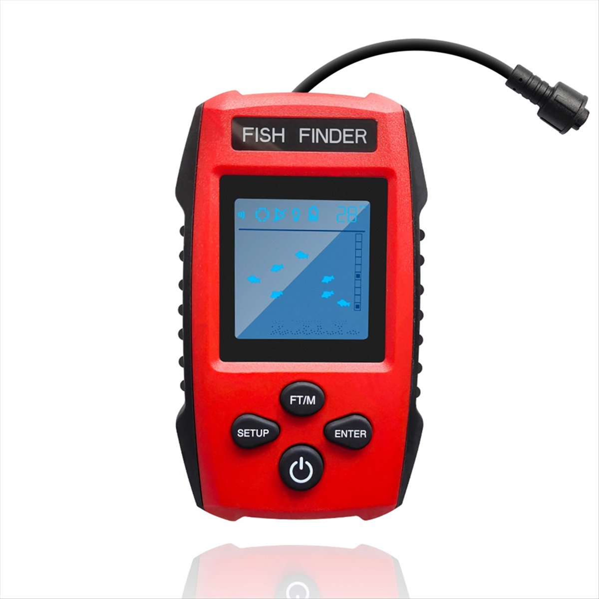 Color LCD Fish Finder Wired So - Fishing Boat Depth Finder recensie en prijs