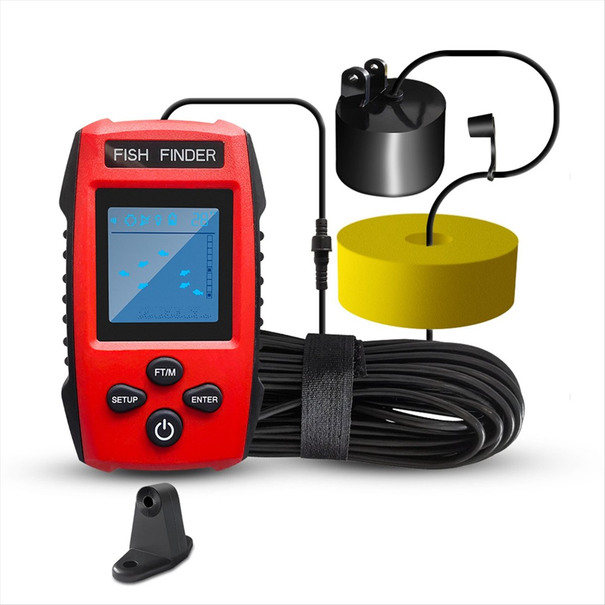 Color LCD Fish Finder Wired So - Fishing Boat Depth Finder recensie en prijs