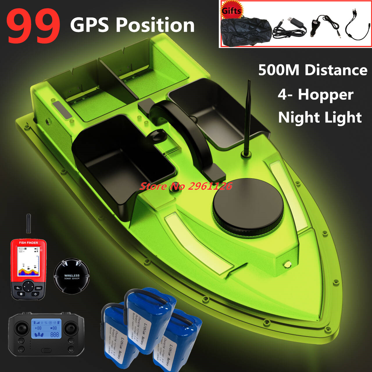 99 Points GPS Fishing Bait Boa - Fishing Boat Gps recensie en prijs