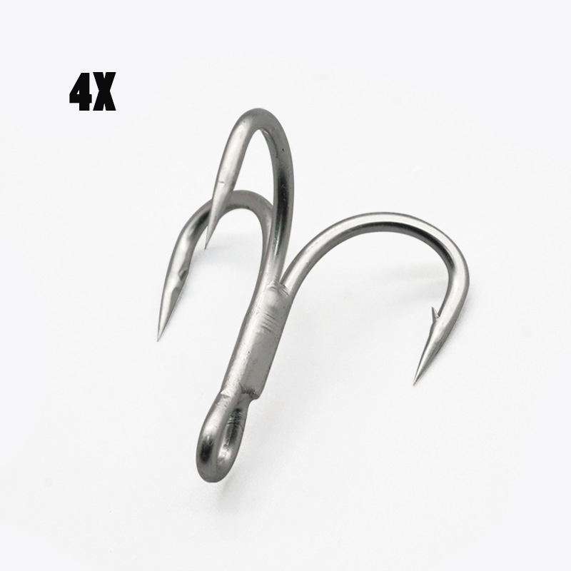 100Pcs Fishhooks 4X Strong Tre - Fishing Boat Anchor recensie en prijs