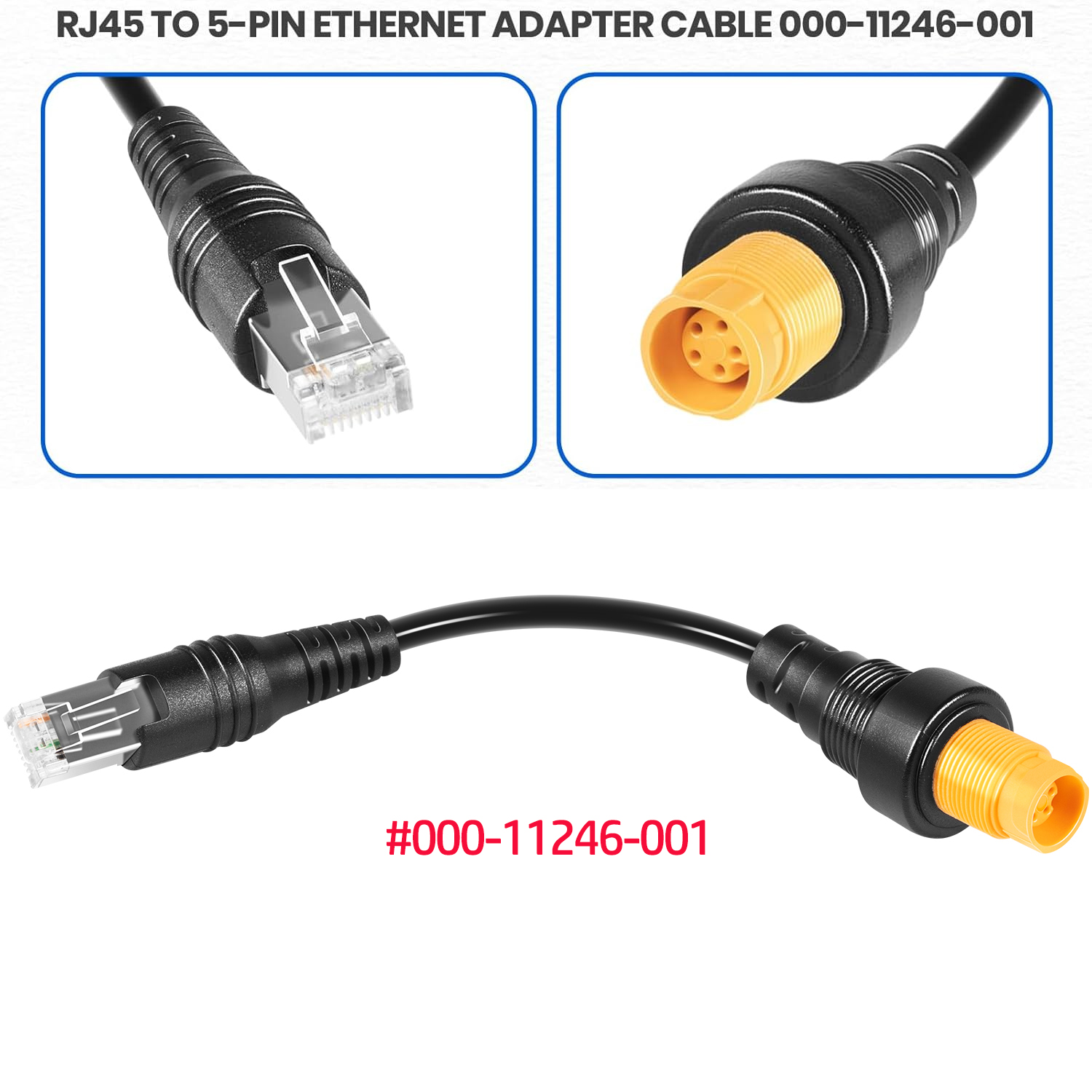 RJ45 to 5-Pin Marine Ethernet  - Fishing Boat Trailer recensie en prijs
