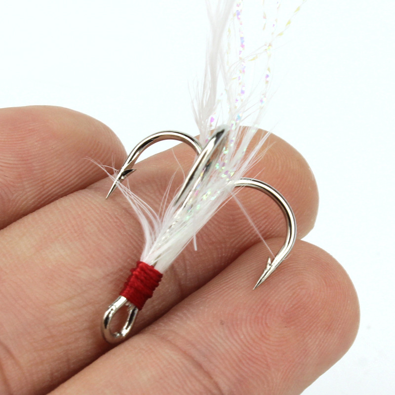 5pcs 4#6#Tied hair three ancho - Fishing Boat Anchor recensie en prijs