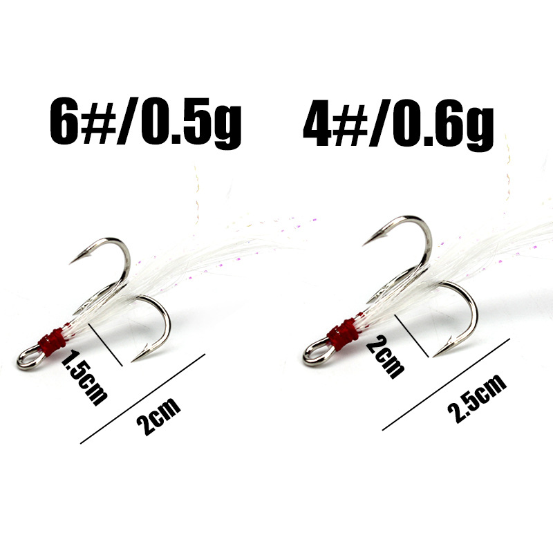5pcs 4#6#Tied hair three ancho - Fishing Boat Anchor recensie en prijs