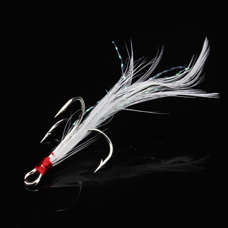 5pcs 4#6#Tied hair three ancho - Fishing Boat Anchor recensie en prijs
