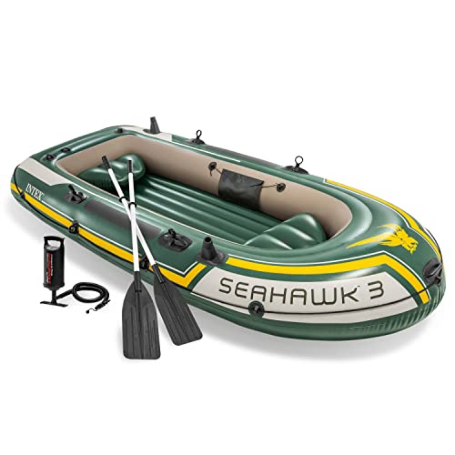 Inflatable Fishing Boat with O - Fishing Boat Oar recensie en prijs