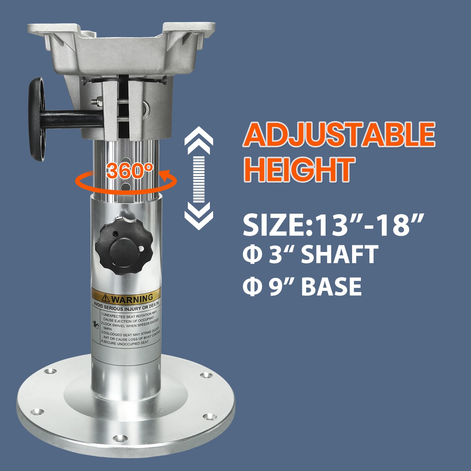 Adjustable Aluminum Boat Seat  - Fishing Boat Seat recensie en prijs